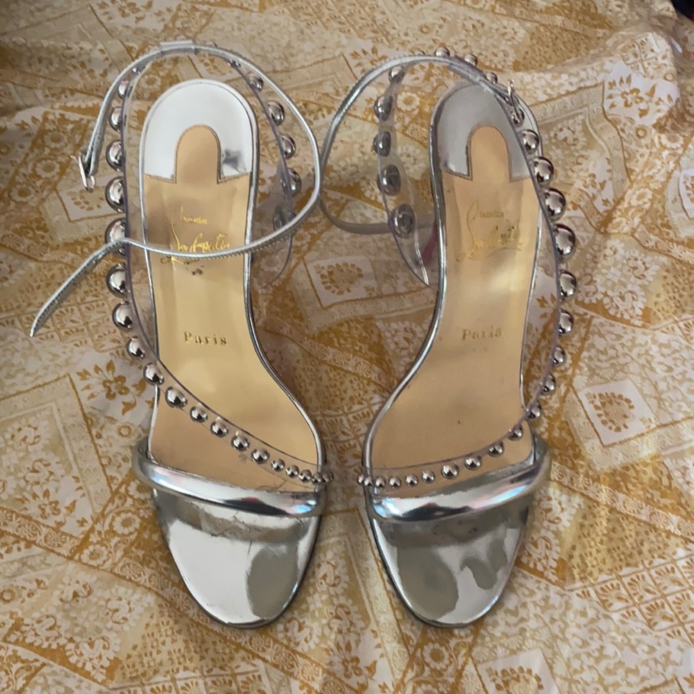 Silver Christian Louboutin